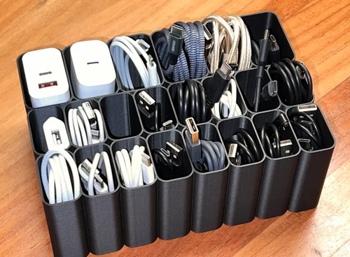 Organizador De Escritorio Para Cables Usb - Foto 3
