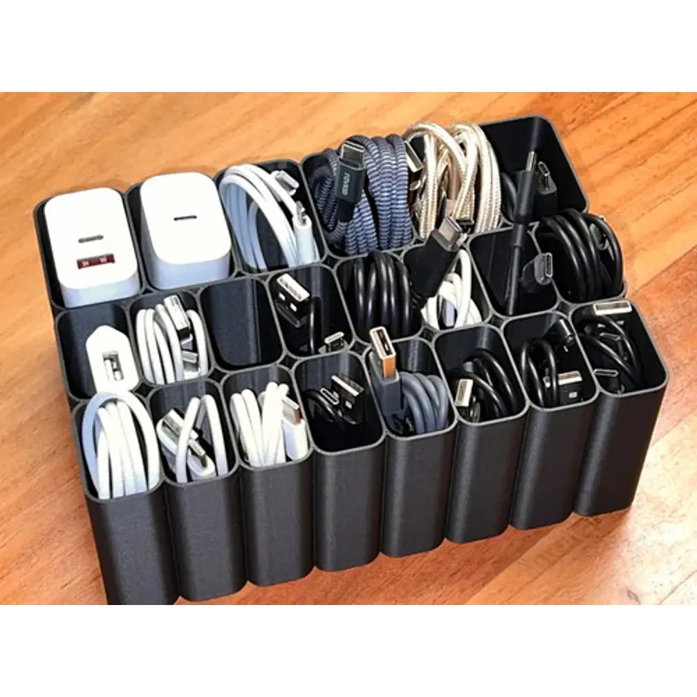 Organizador De Escritorio Para Cables Usb 3
