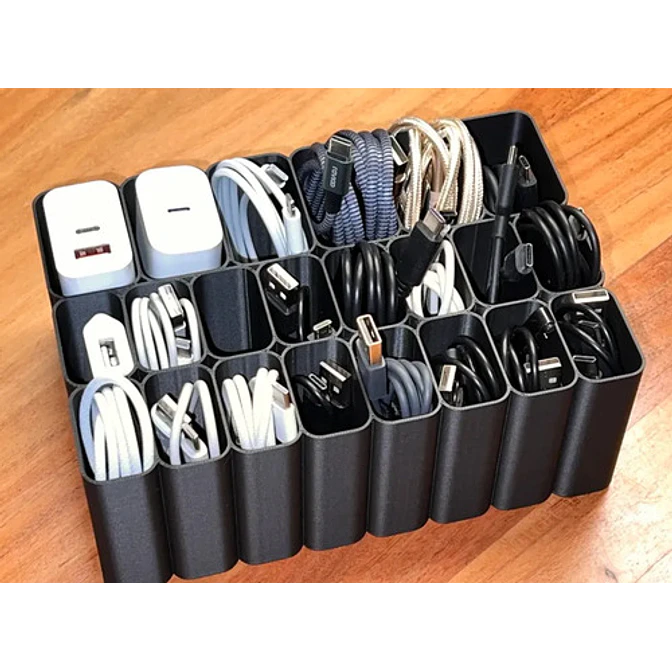 Organizador De Escritorio Para Cables Usb 3