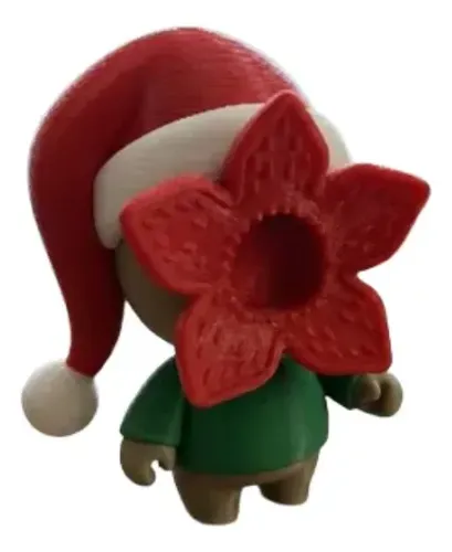 Figura Decorativa De Mini Demogorgon Navideño Chibi - Foto 2