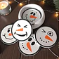 Posavasos De Muñeco De Nieve Con Soporte (pack 6 Un) - Miniatura 3