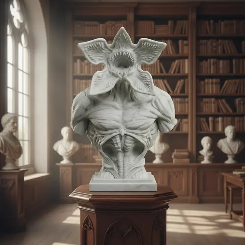Escultura Busto De Demogorgon - Foto 2