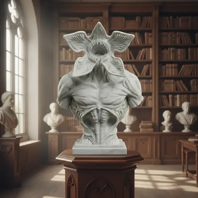 Escultura Busto De Demogorgon 2