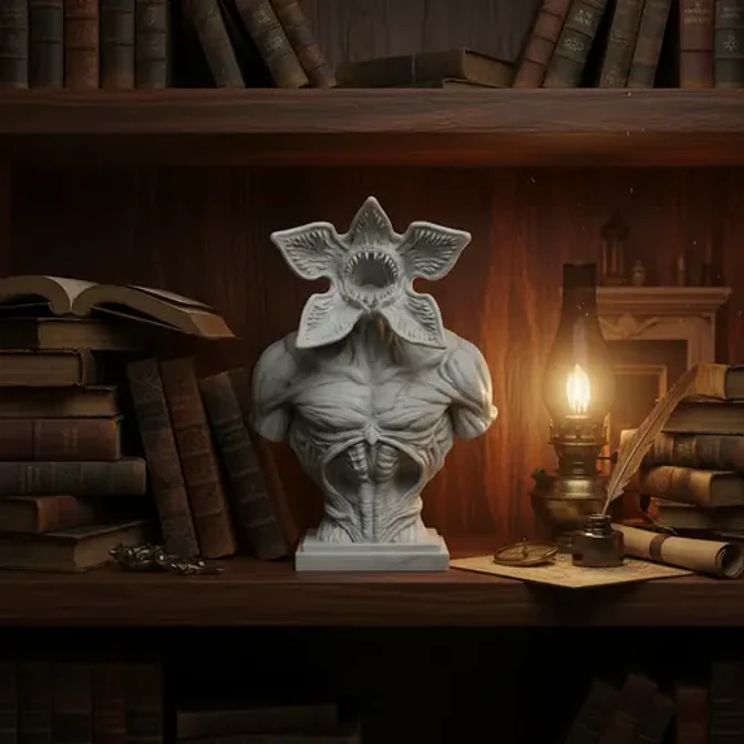 Escultura Busto De Demogorgon 3