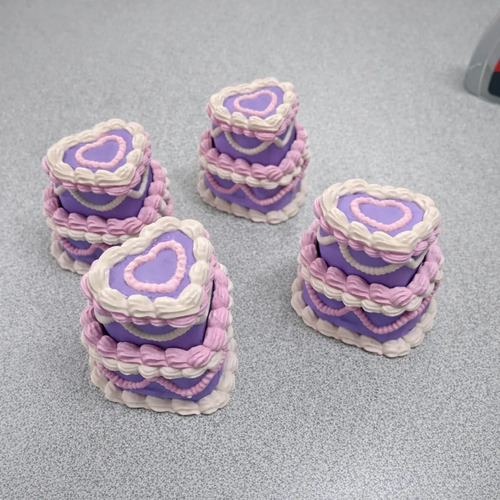 Clicker De Pastel Con Forma De Corazón (pack 4 Un) - Foto 2
