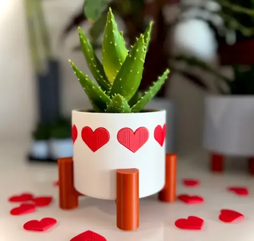 Maceta De Corazones - San Valentín - Foto 2