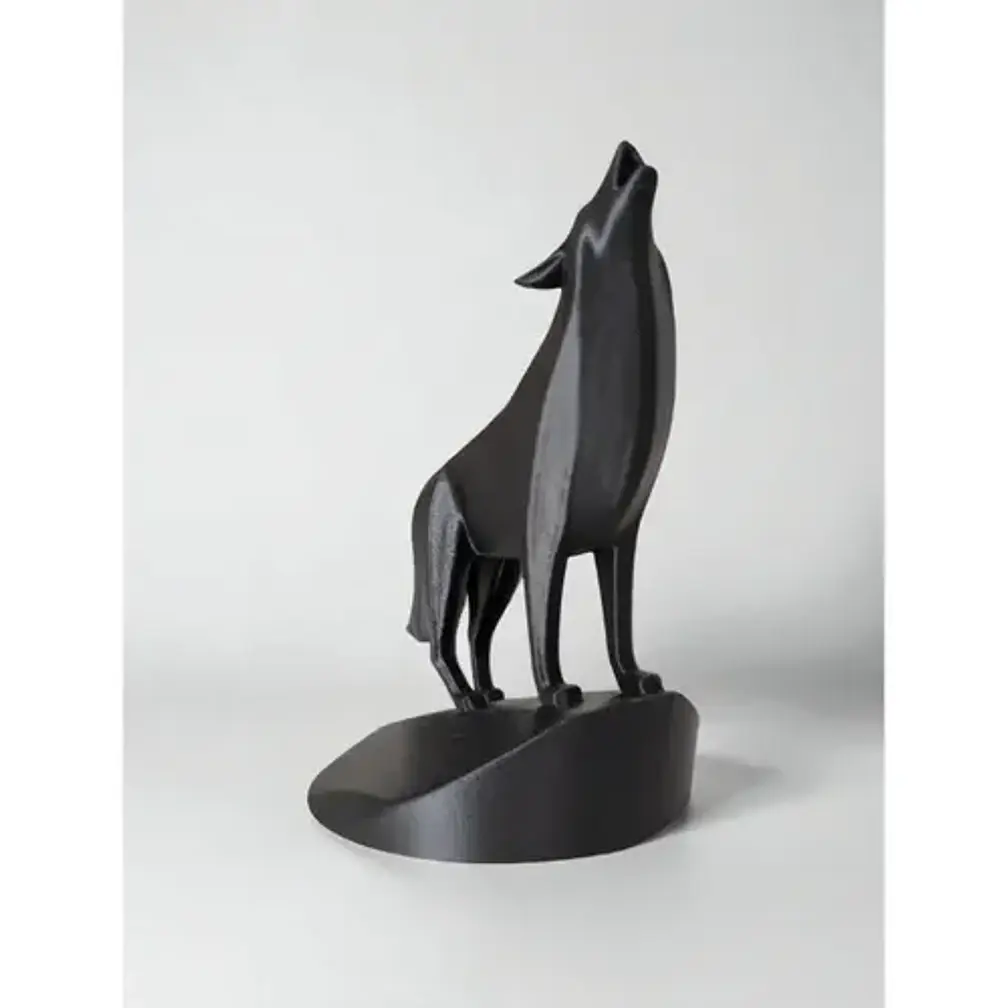Escultura Lobo Aullador 1