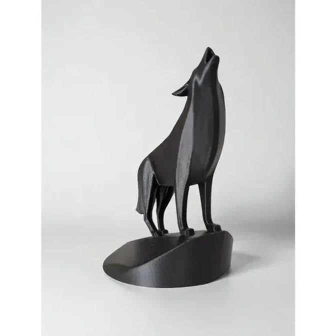 Escultura Lobo Aullador 1