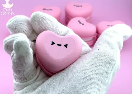 Figura Clicker Forma Macaron Corazón - Foto 2