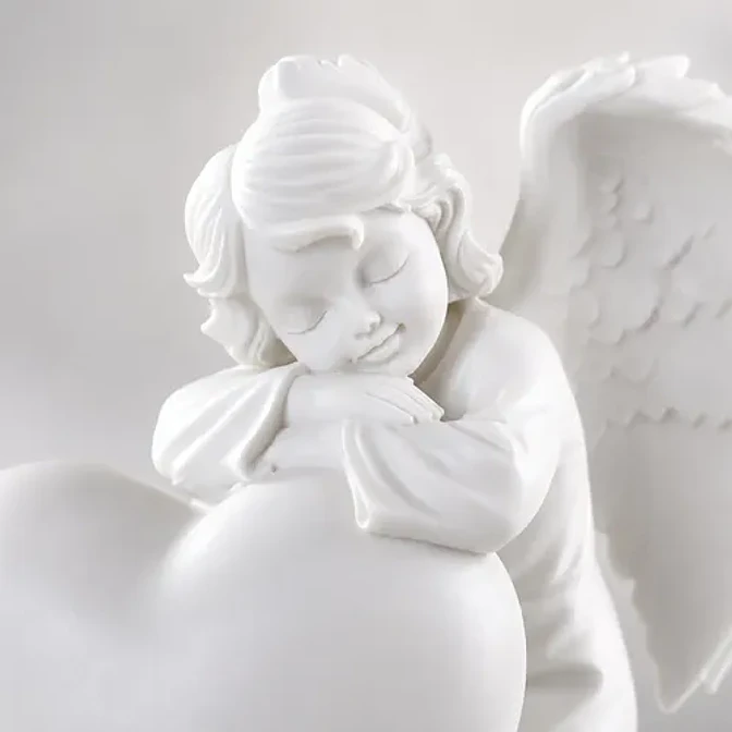 Escultura Ángel Corazón Decoración Living 1