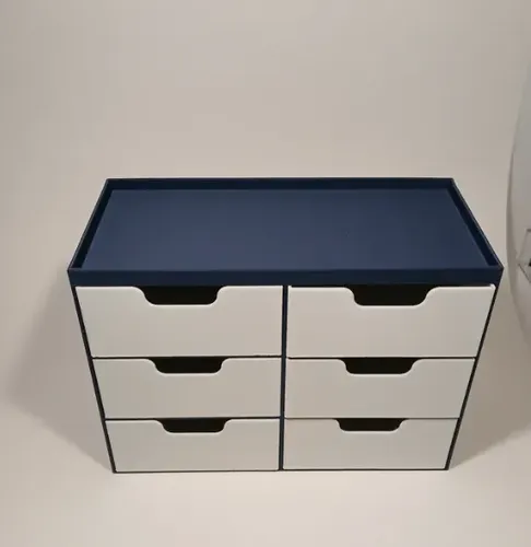 Organizador De Escritorio Con Cajones