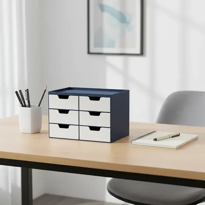 Organizador De Escritorio Con Cajones 3