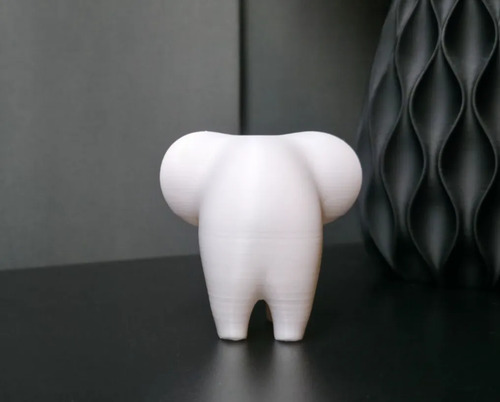 Escultura Elefante Minimalista Blanco - Foto 3
