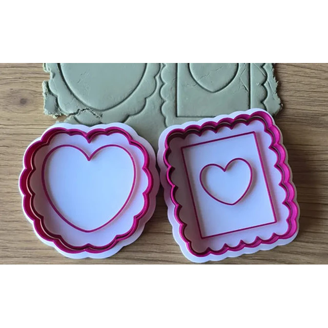 Cortadores Y Sellos De Galletas San Valentín 3