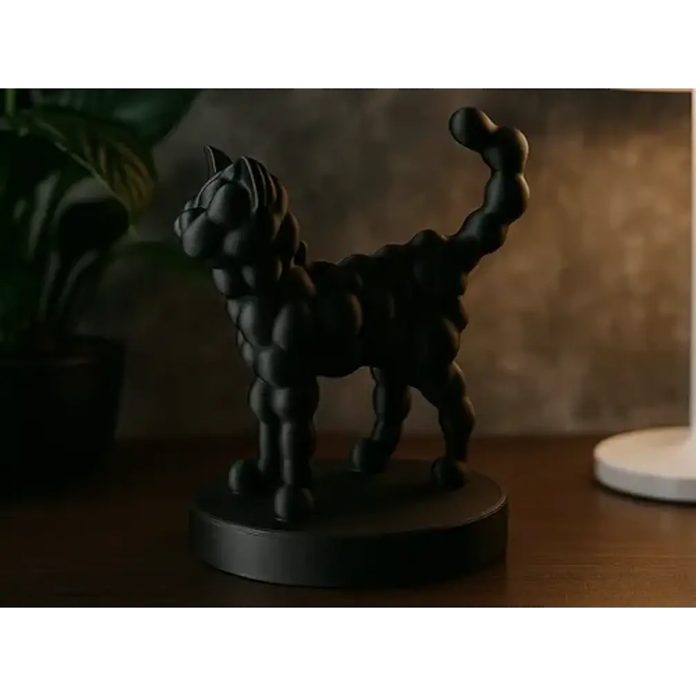 Escultura Gato Esponjoso 2