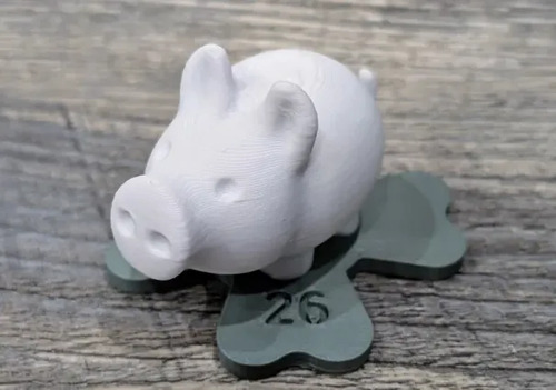 Figura Decorativa De Cerdo De La Suerte Año Nuevo 2026 - Foto 2