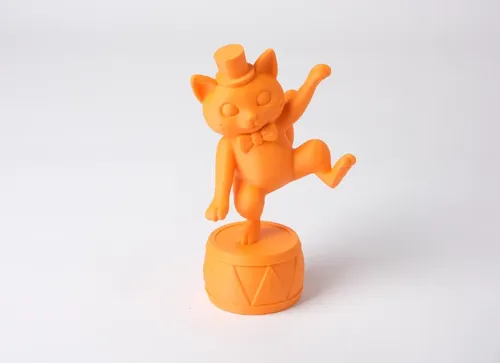 Escultura Gato De Circo Bailarín