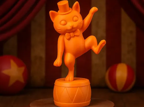 Escultura Gato De Circo Bailarín - Foto 2