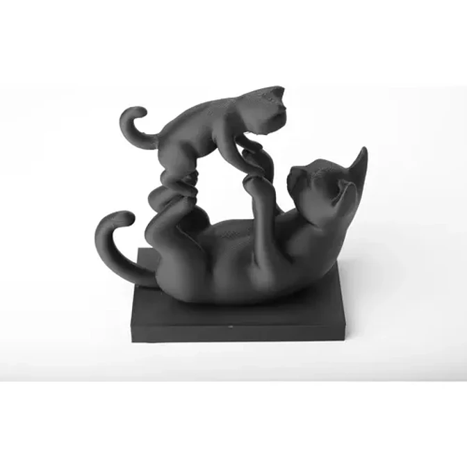 Escultura Gatos Fraternales 1