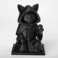 Escultura Gato Negro Mago - Miniatura 1