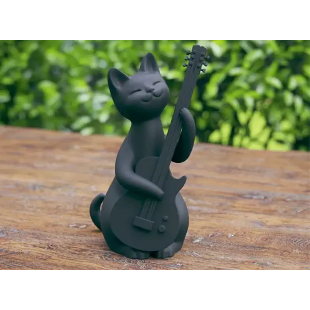 Escultura Gato Rockstar 2
