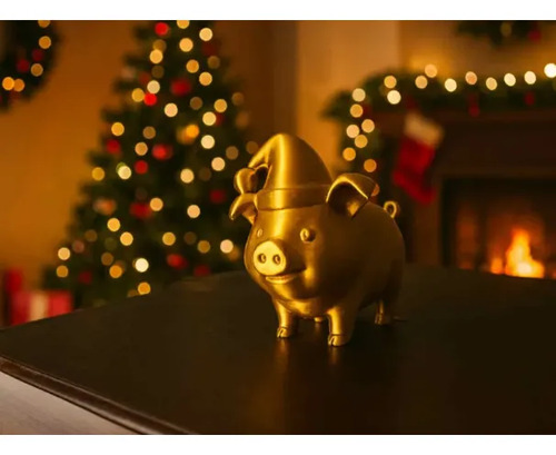 Figura Decorativa De Cerdo