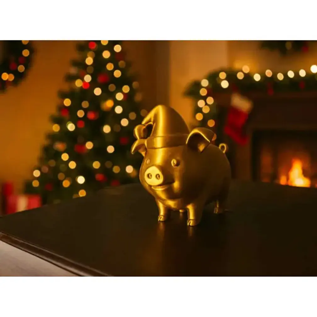 Figura Decorativa De Cerdo 1