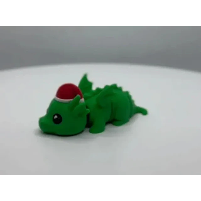 Figura Decorativa De Dragón Navideño Flexible
