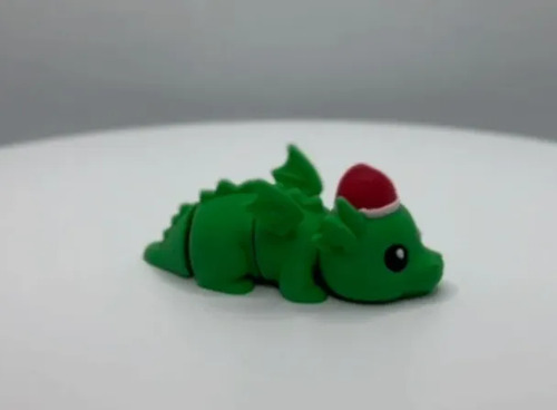Figura Decorativa De Dragón Navideño Flexible - Foto 3
