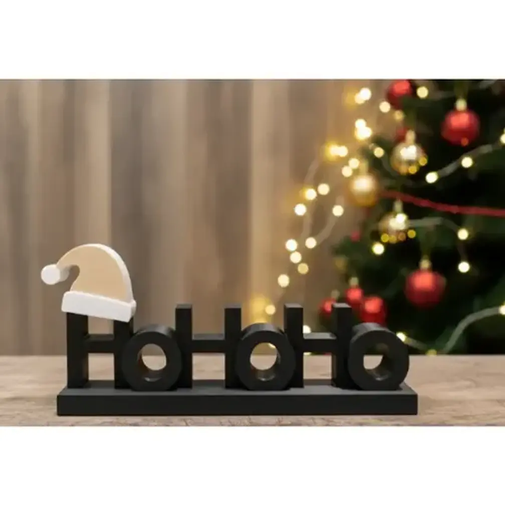 Figura Decorativa De Ho Ho Ho 1