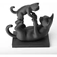 Escultura Gatos Juguetones - Miniatura 1