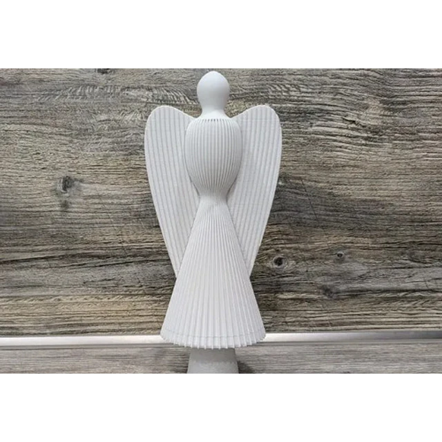 Figura Decorativa De Ángel Estriado