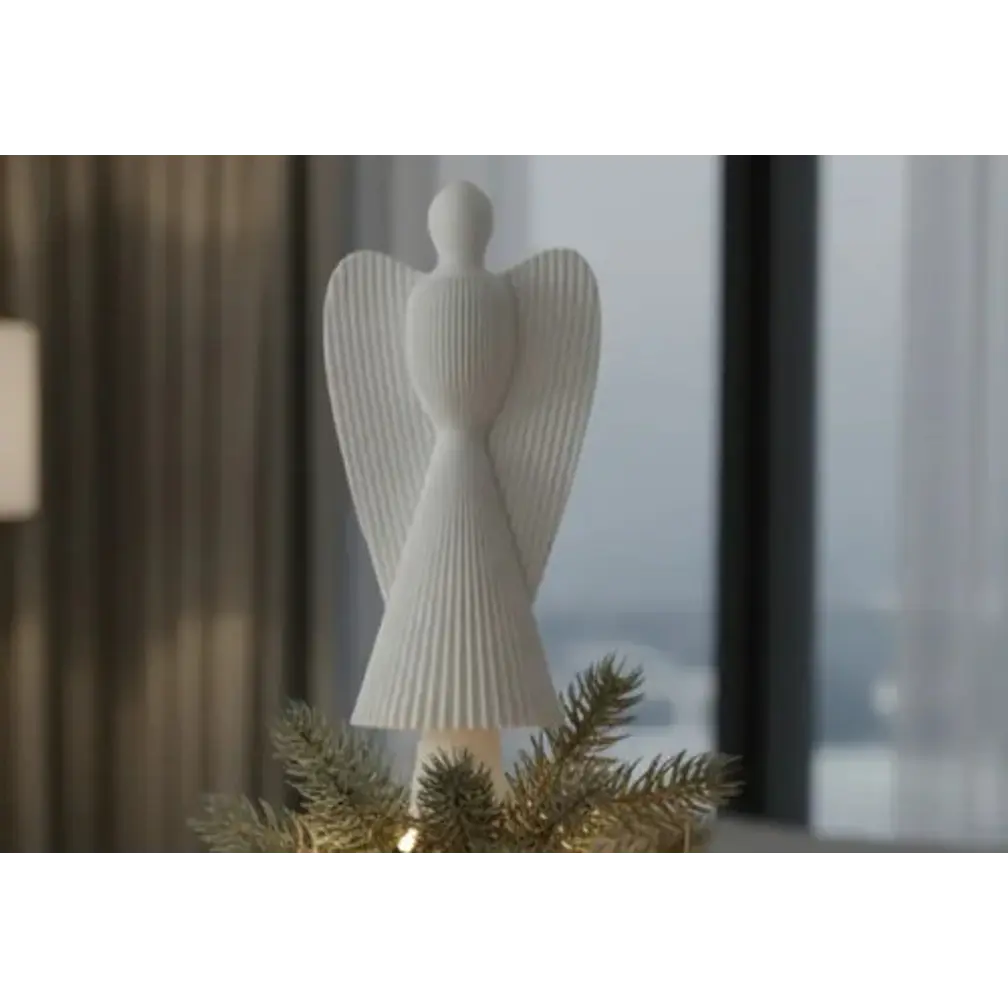 Figura Decorativa De Ángel Estriado 2