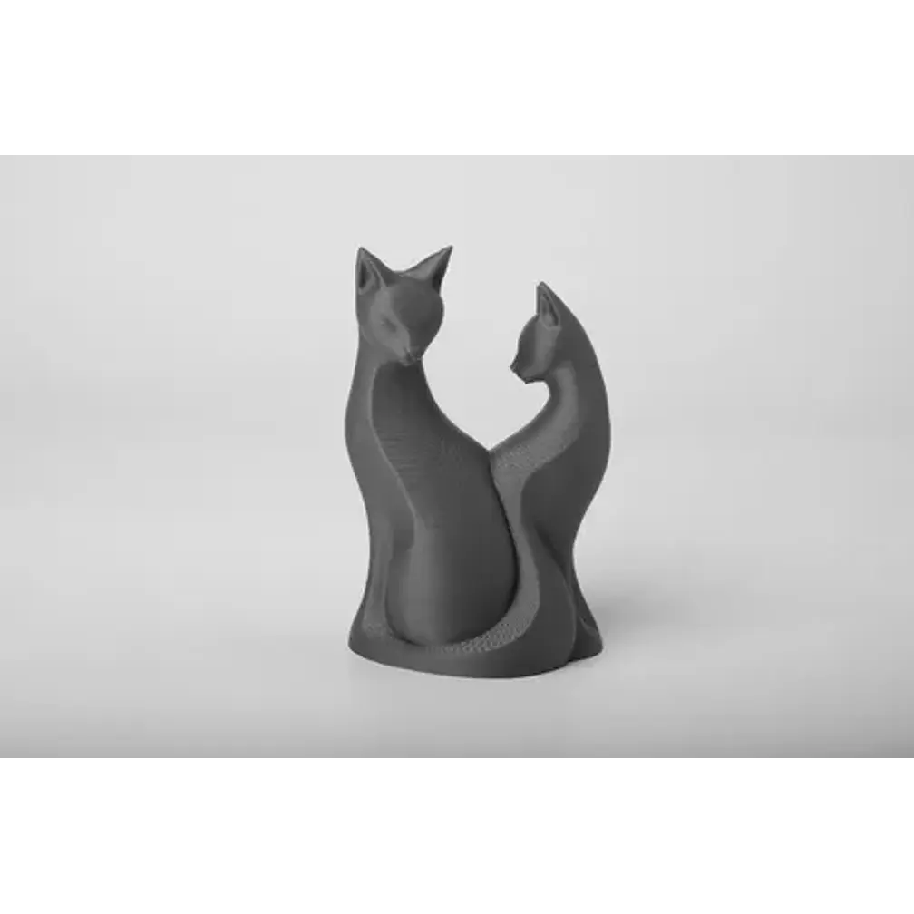 Escultura Gatos En Pareja 1