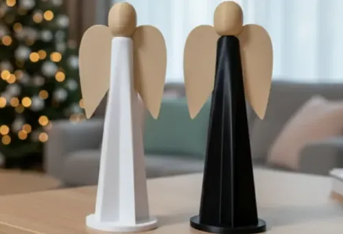 Figuras De Ángel Cónico Minimalista - Pack 2