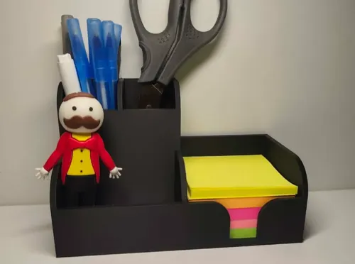 Organizador De Escritorio Para Notas Adhesivas & Bolígrafos