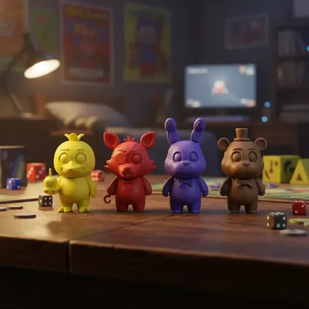 Figuras Decorativa De Mini Fnaf (five Nights At Freddys) 3
