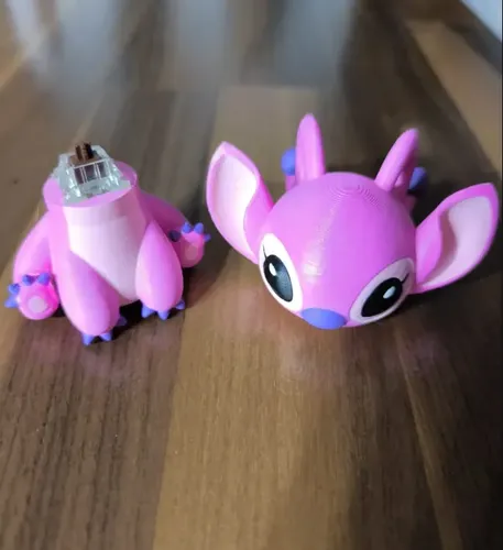 Figura Clicker Stitch Rosado - Foto 3