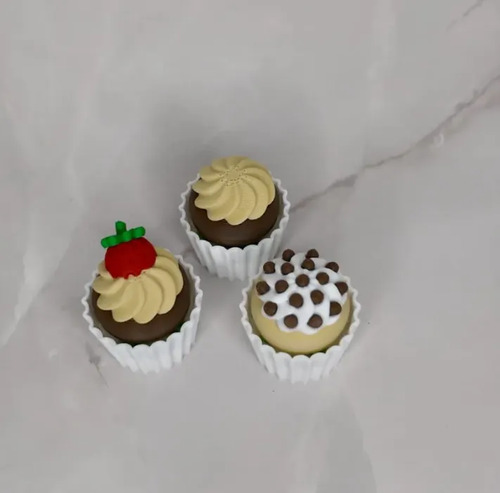 Figuras Clickers Cupcake (pack 3 Un) - Foto 2
