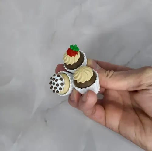 Figuras Clickers Cupcake (pack 3 Un) - Foto 3