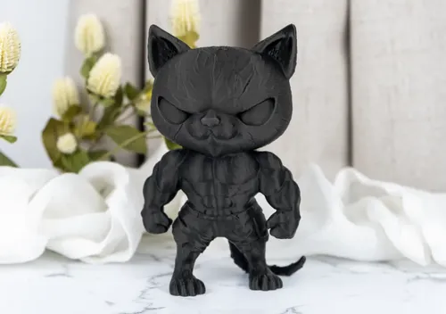 Escultura Gato Hulk