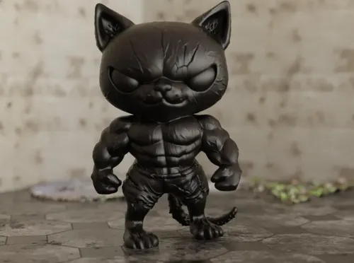 Escultura Gato Hulk - Foto 2