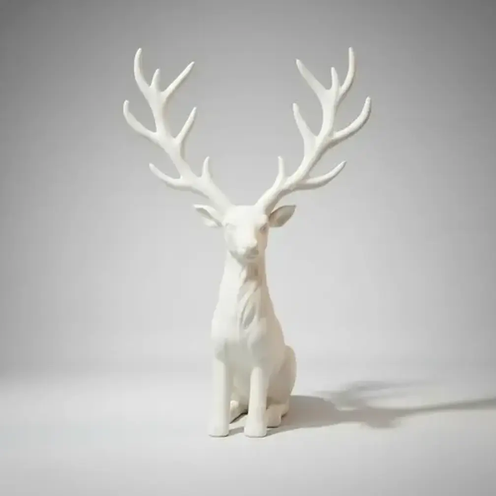 Figura Decorativa De Reno Majestad Invernal 1