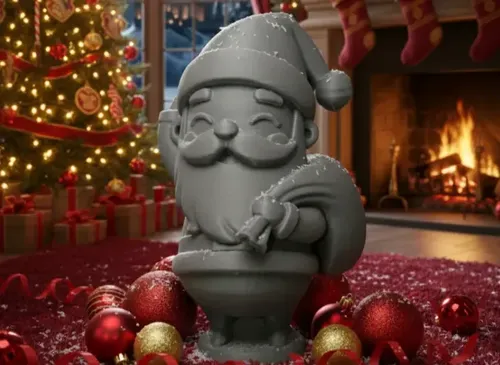 Figura Decorativa De Papá Noel Saco Dibujos Animados