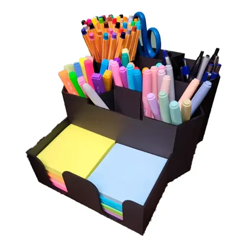 Organizador De Escritorio - Portalápices Y Notas Adhesivas 1