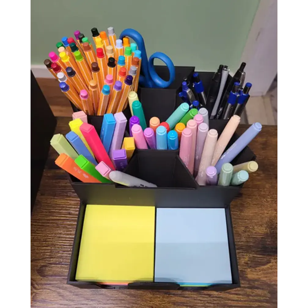 Organizador De Escritorio - Portalápices Y Notas Adhesivas 3