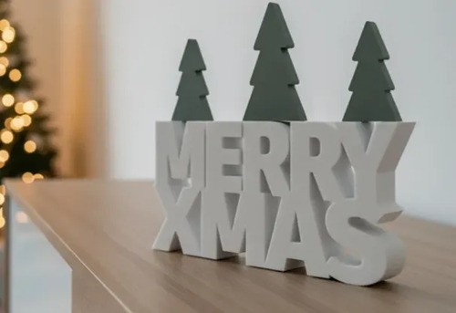 Figura Decorativa De Feliz Navidad