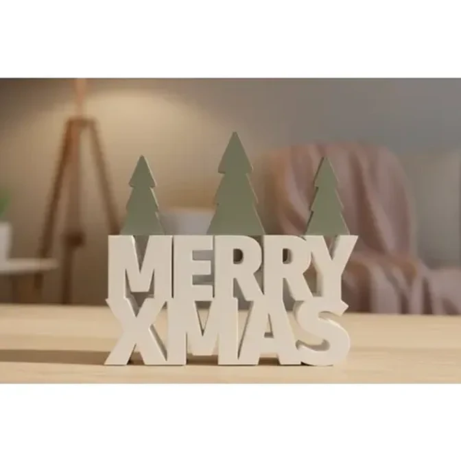 Figura Decorativa De Feliz Navidad 2