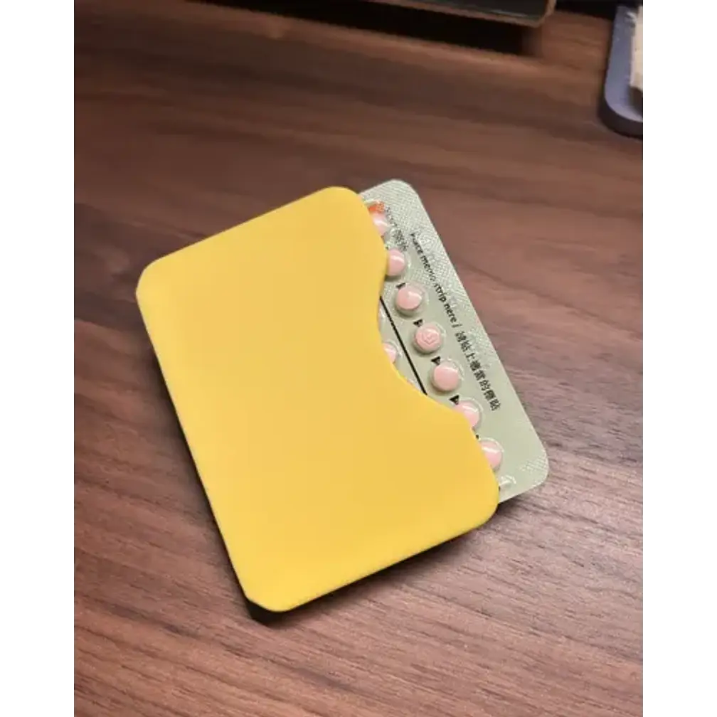 Estuche Pastillero Para Pastillas Anticonceptivas 3