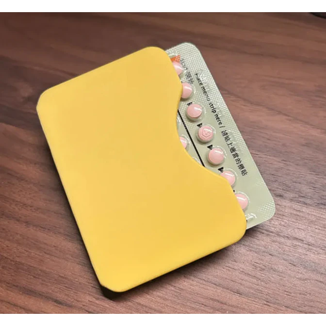 Estuche Pastillero Para Pastillas Anticonceptivas 4